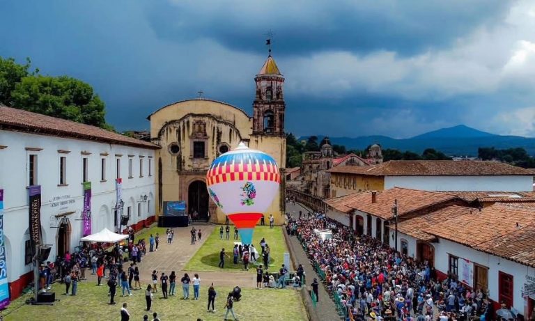 ¡Mañana arranca el Cantoya Fest en Pátzcuaro!🎈