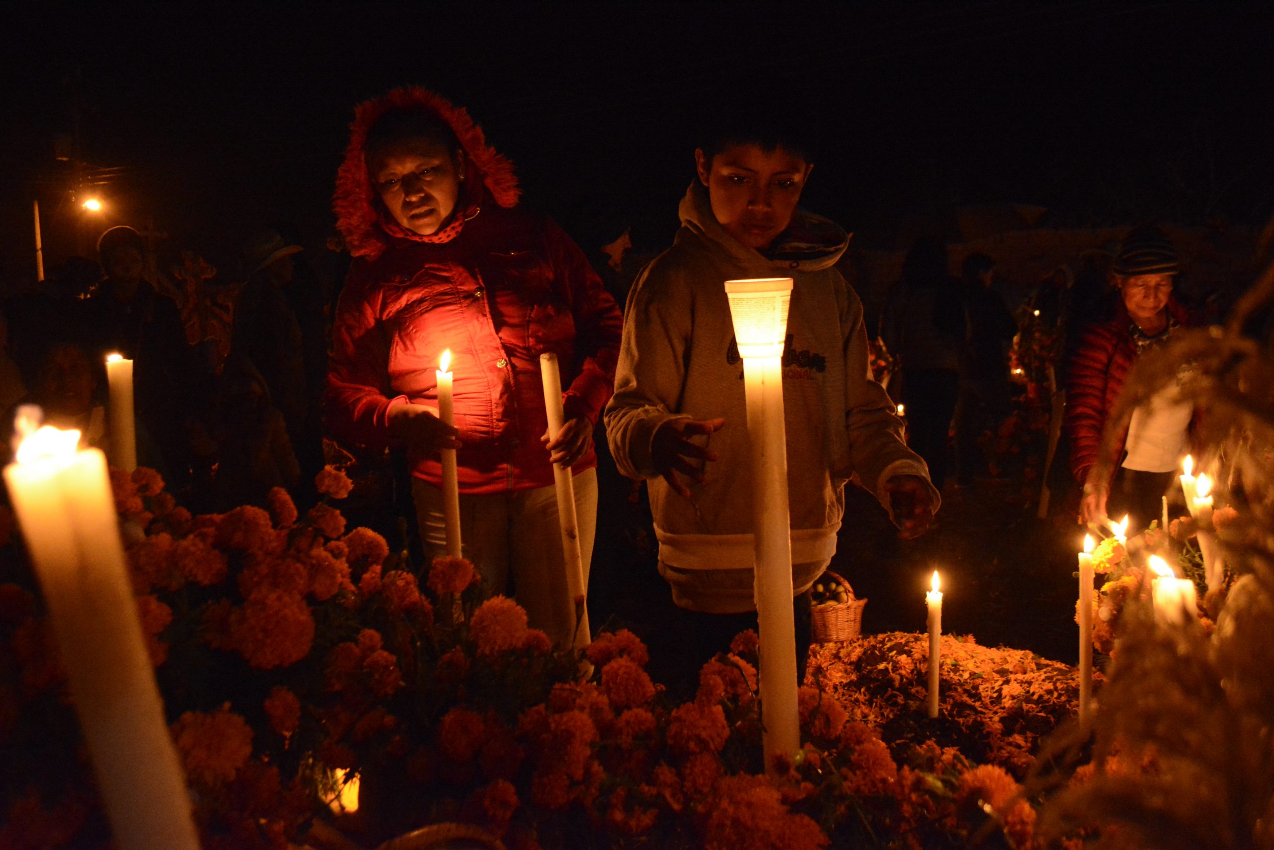 Dia de muertos en Arócutin