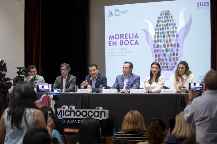 rueda de prensa Morelia en Boca