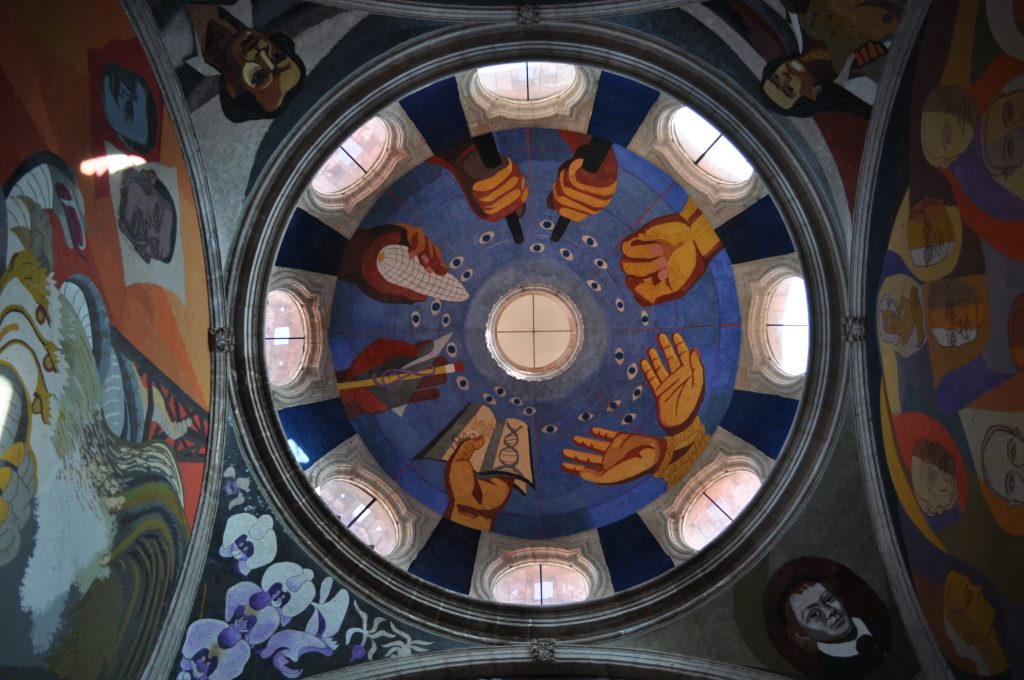 Mural de Adolfo Mexiac en Palacio Clavijero