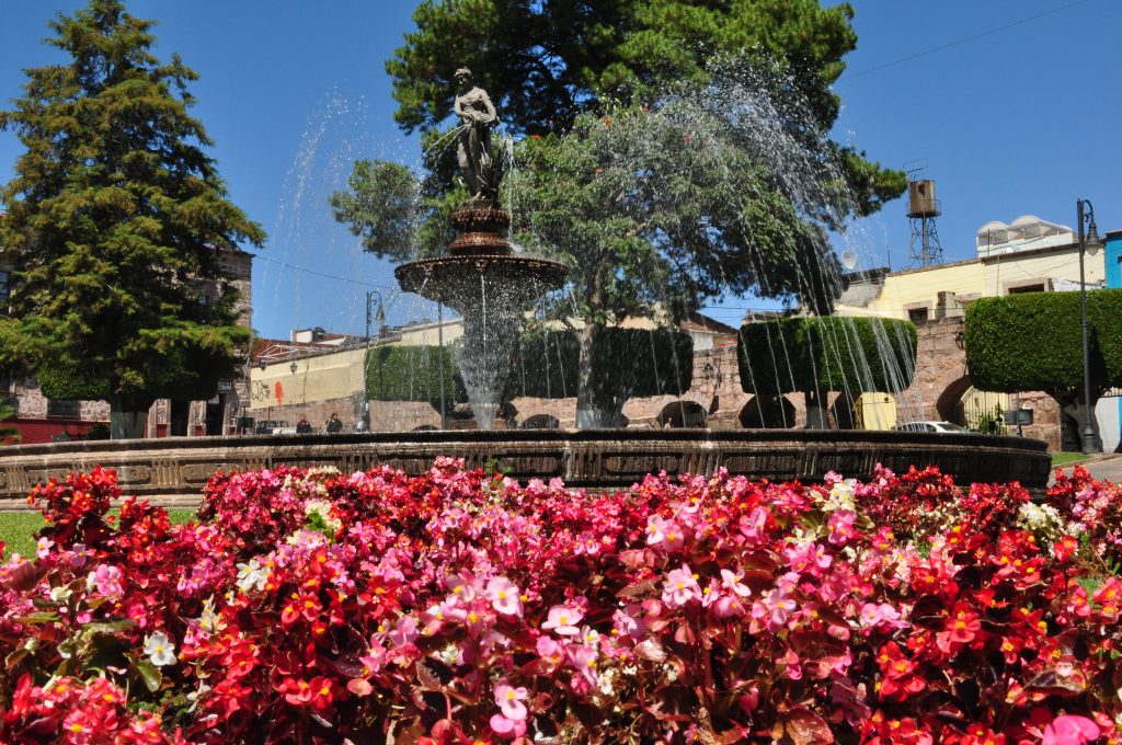 jardín Villalongín en Morelia 